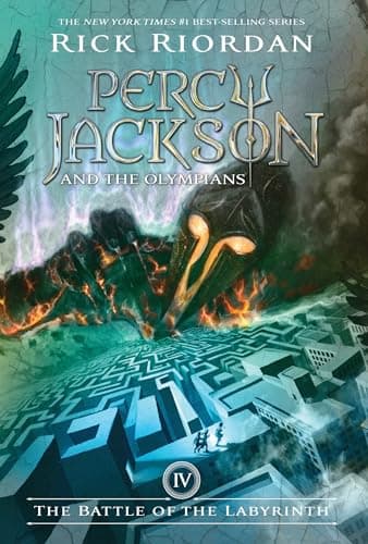Book cover for The Battle of the Labyrinth (Percy Jackson and the Olympians, Book 4) by Riordan, Rick
