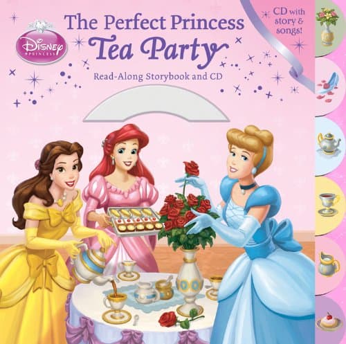 Book cover for The Perfect Princess Tea Party Read-Along Storybook and CD by Richards, Kitty