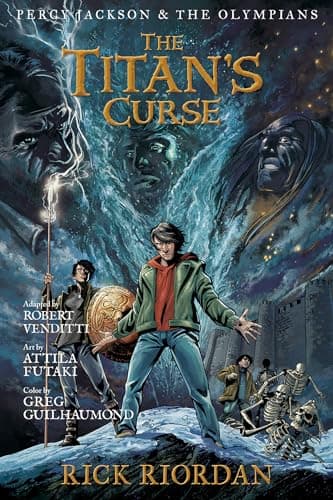 Book cover for The Titan's Curse: The Graphic Novel (Percy Jackson and the Olympians Series, Book 3) by Riordan, Rick