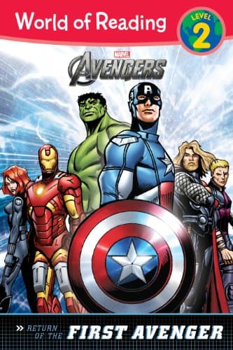 Book cover for The Avengers: The Return of the First Avenger (Level 2) (World of Reading) by Siglain, Michael