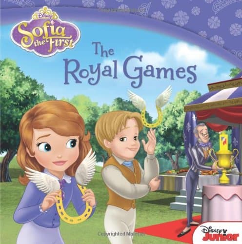 Book cover for Sofia the First The Royal Games by Disney Books