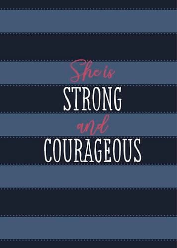 Book cover for She Is Strong and Courageous: A 90-Day Devotional by White, Ann