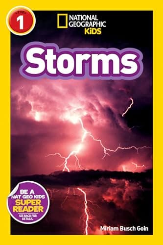 Book cover for Storms (National Geographic Kids Explore! Readers, Level 1) (National Geographic Kids Readers) by Goin, Miriam Busch