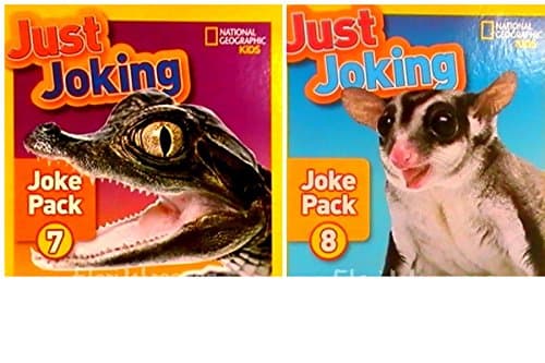 Book cover for National Geographic Kids Just Joking Joke Pack 5 & 6 Set of 2 Paperback by National Geographic Kids