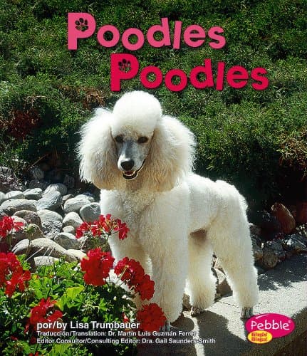 Book cover for Poodles (Perritos / Dogs) (Spanish and English Edition) by Trumbauer