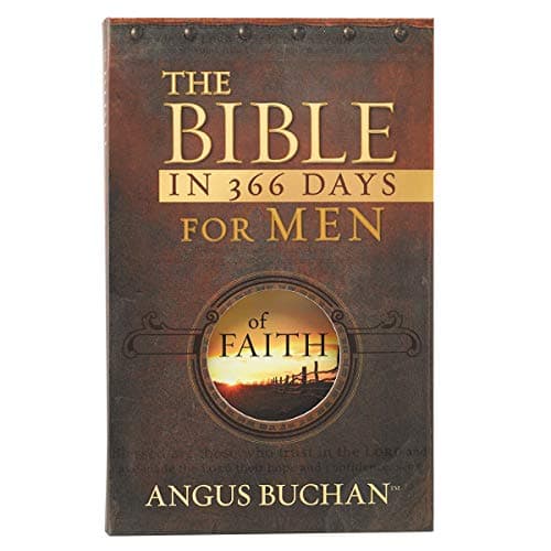 Book cover for The Bible in 366 Days for Men of Faith by Angus Buchan (2012-08-01) by Angus Buchan