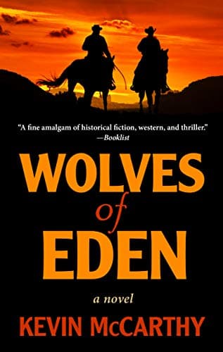 Book cover for Wolves of Eden: A Novel (Thorndike Large Print Western) by McCarthy, Kevin