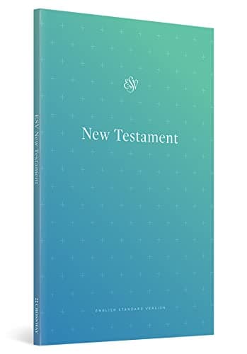 Book cover for ESV Outreach New Testament (Paperback, Blue) by ESV Bibles