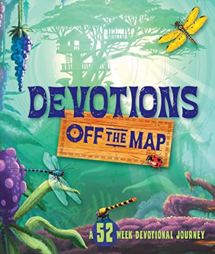 Book cover for Devotions Off the Map: A 52-Week Devotional Journey by B&H Kids Editorial Staff