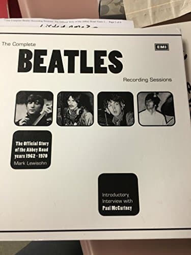Book cover for The Complete Beatles Recording Sessions: The Official Story of the Abbey Road Years 1962-1970 by Lewisohn, Mark