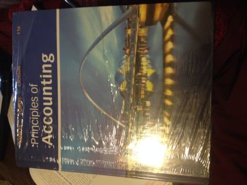 Book cover for Principles of Accounting (Financial Accounting) by Needles, Belverd E.