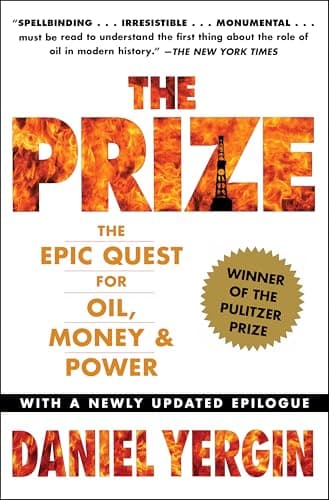 Book cover for The Prize: The Epic Quest for Oil, Money & Power by Yergin, Daniel