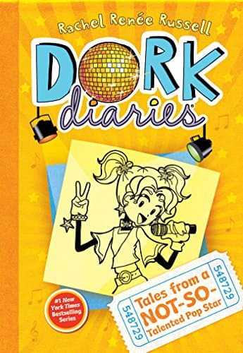 Book cover for Tales from a Not-So-Talented Pop Star (Dork Diaries #3) by Russell, Rachel Renée