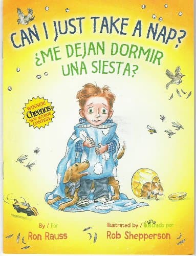 Book cover for Can I Just Take a Nap? Me Dejan Dormir Una Siesta? by Ron Rauss