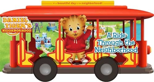 Book cover for A Ride Through the Neighborhood (Daniel Tiger's Neighborhood) by Testa, Maggie