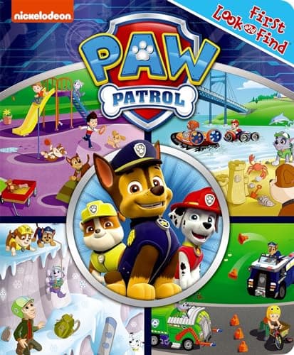 Book cover for Nickelodeon Paw Patrol - First Look and Find Activity Book - PI Kids by Editors of Phoenix International Publications