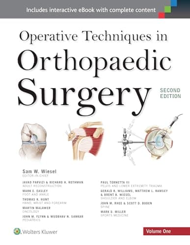 Book cover for Operative Techniques in Orthopaedic Surgery (Four Volume Set) by Wiesel MD, Sam W.