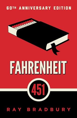 Book cover for Fahrenheit 451 by Ray Bradbury