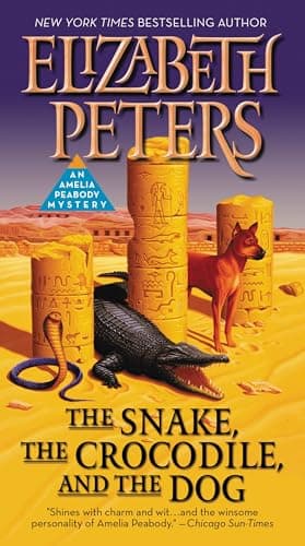 Book cover for The Snake, the Crocodile, and the Dog (Amelia Peabody, 7) by Peters, Elizabeth