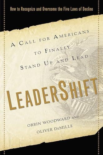 Book cover for LeaderShift: A Call for Americans to Finally Stand Up and Lead by Woodward, Orrin