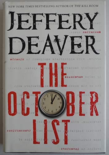 Book cover for The October List by Deaver, Jeffery