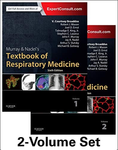 Book cover for Murray & Nadel's Textbook of Respiratory Medicine, 2-Volume Set (Murray and Nadel's Textbook of Respiratory Medicine) by Mason MD, Robert J.