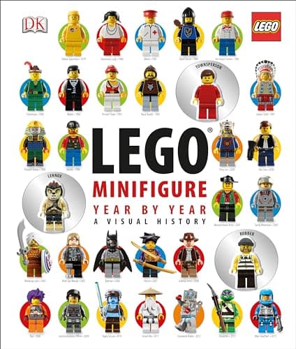 Book cover for LEGO Minifigure Year by Year: A Visual History by Farshtey, Gregory