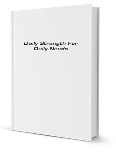 Book cover for Daily Strengths For Daily Needs by Tileston, Mary Wilder