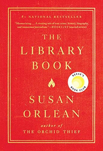 Book cover for The Library Book by Orlean, Susan