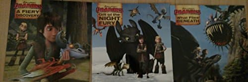 Book cover for DreamWorks Dragons: A Fiery Discovery; Gift of the Night Fury; and/or What Flies Beneath by DreamWorks (Editor)