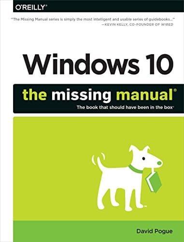 Book cover for Windows 10: The Missing Manual by Pogue, David