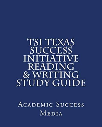Book cover for TSI Texas Success Initiative Reading & Writing Study Guide by Media, Academic Success