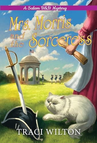 Book cover for Mrs. Morris and the Sorceress (A Salem B&B Mystery) by Wilton, Traci