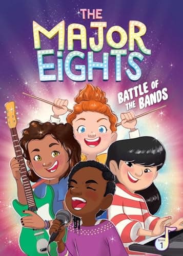 Book cover for The Major Eights 1: Battle of the Bands by Reed, Melody