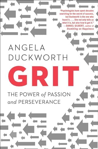 Book cover for Grit: The Power of Passion and Perseverance by Duckworth, Angela
