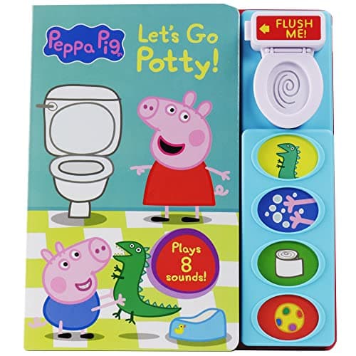 Book cover for Peppa Pig – Let’s Go Potty! Interactive 5-Button Potty Training Sound Book – PI Kids by PI Kids