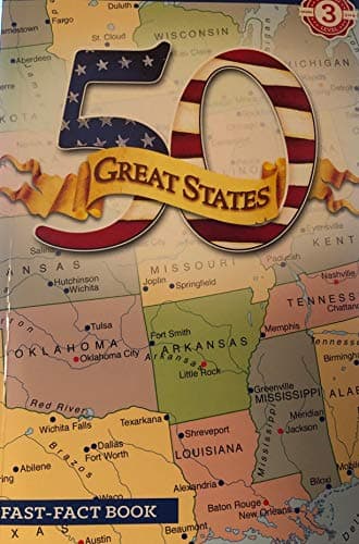 Book cover for 50 GREAT STATES FAST-FACT BOOK by BENDON