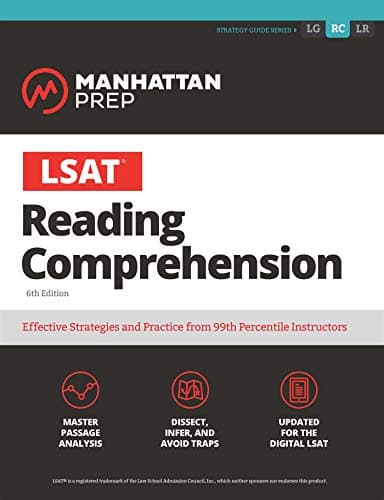 Book cover for LSAT Reading Comprehension (Manhattan Prep LSAT Strategy Guides) by Manhattan Prep