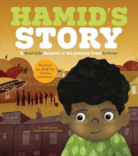 Book cover for Hamid's Story: A Real-Life Account of His Journey from Eritrea (Seeking Refuge) (Picture Window Books: Seeking Refuge) by Glynne, Andy