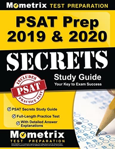 Book cover for PSAT Prep 2019 & 2020: PSAT Secrets Study Guide, Full-Length Practice Test with Detailed Answer Explanations: [Includes Step-by-Step Review Video Tutorials] by Mometrix College Admissions Test Team