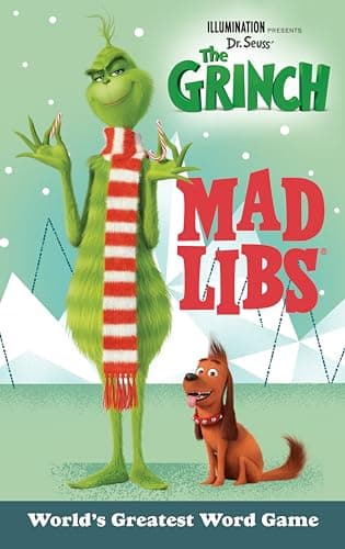Book cover for Illumination Presents Dr. Seuss' The Grinch Mad Libs by Schonfeld, Sara