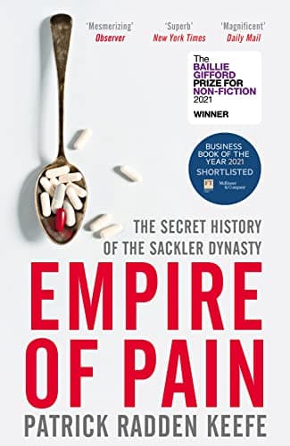 Book cover for Empire of Pain (Baillie Gifford Prize 2021) by Unknown