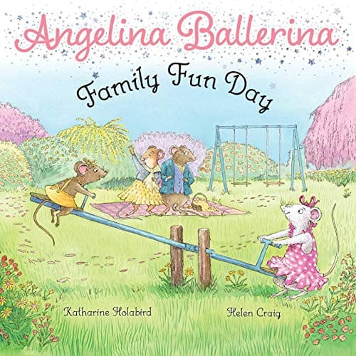 Book cover for Family Fun Day (Angelina Ballerina) by Holabird, Katharine