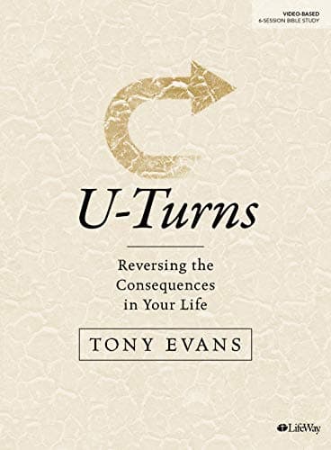 Book cover for U-Turns - Bible Study Book: Reversing the Consequences in Your Life by Evans, Tony