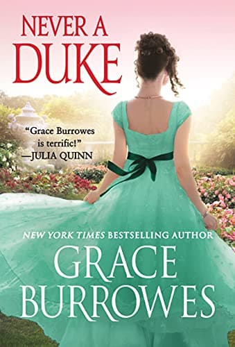 Book cover for Never a Duke (Rogues to Riches) by Burrowes, Grace