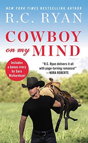 Book cover for Cowboy on My Mind: Includes a bonus novella (Montana Strong, 1) by Ryan, R.C.