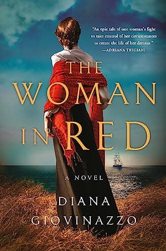 Book cover for The Woman in Red by Giovinazzo, Diana