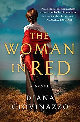 Book cover for The Woman in Red by Giovinazzo, Diana