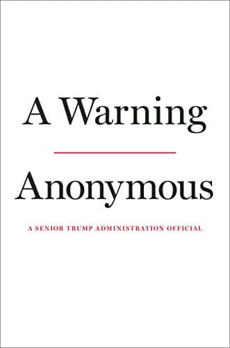 Book cover for A Warning by Anonymous