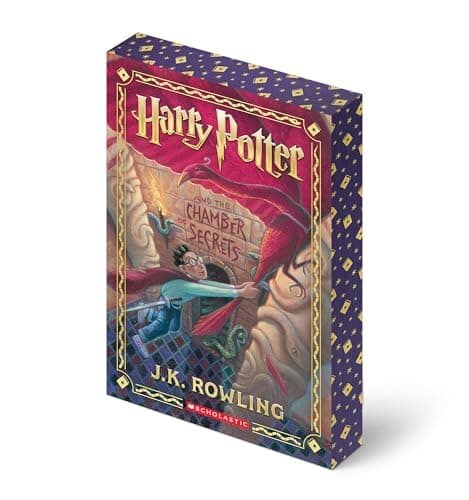 Book cover for Harry Potter and the Chamber of Secrets (Stenciled Edges) (Harry Potter, Book 2) by Rowling, J. K.
